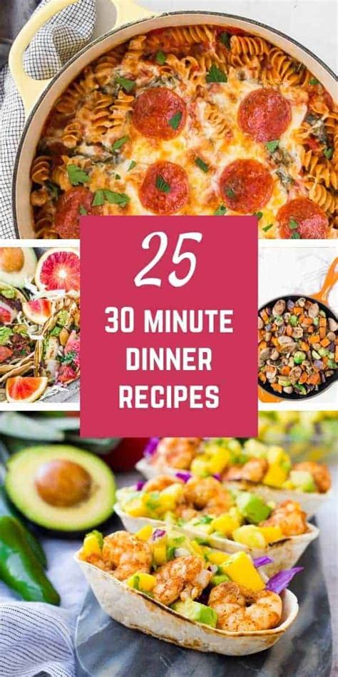 30-Minute Dinner Ideas